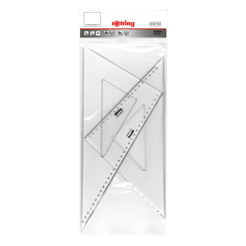 Beula Arkitec: Set de Escuadras de 20cm y 30cm (S0237870) Rotring