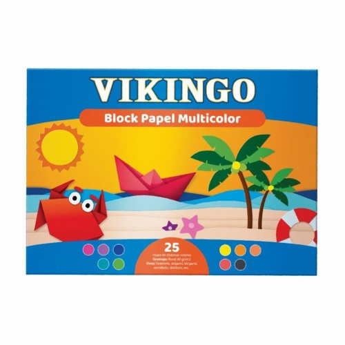 Beula Arkitec: Block Hojas Multicolor Vikingo