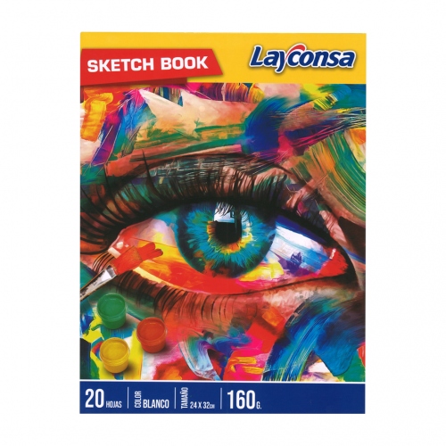 Beula Arkitec: Block SKetchbook 24x32cm Layconsa