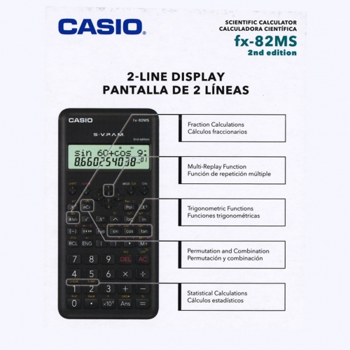 Beula Arkitec: Calculadora Casio fx-82MS 2nd Edition
