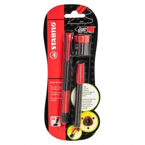 Beula Arkitec: Portaminas 2.0mm Kit Blister Exam Stabilo