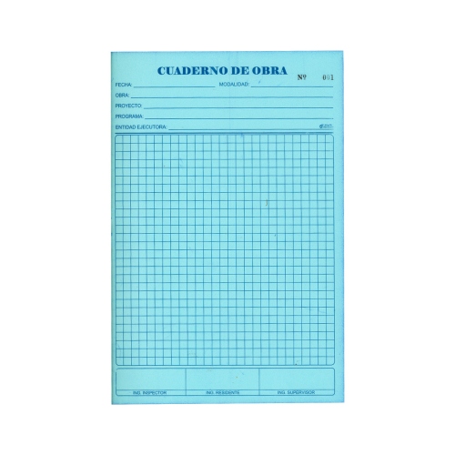 Beula Arkitec: Cuaderno de Obra 50H A4