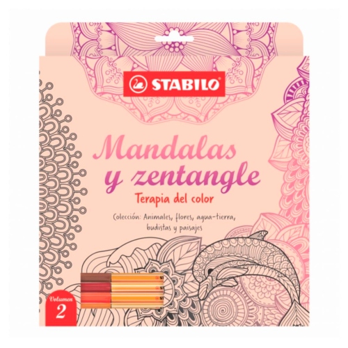 Beula Arkitec: Libro de Mandalas y Zentangle Stabilo Volumen 2