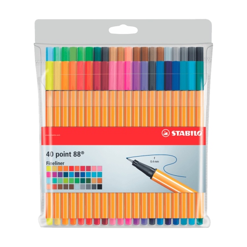 Beula Arkitec: Set Fineliner Point 88 x 40 Colores