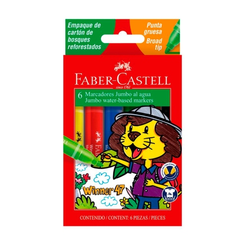 Beula Arkitec: Plumones Winner 47 en estuche de cartón x 6