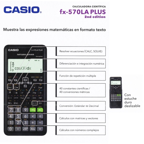 Beula Arkitec: Calculadora Casio fx-570 LA PLUS 2nd Edition