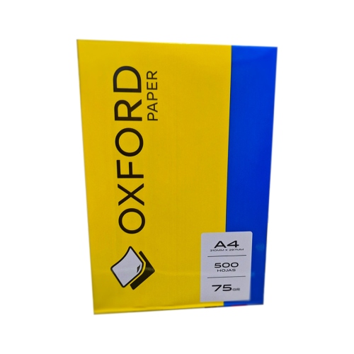 Beula Arkitec: Pqte x 500 Hojas Papel Fotocopia Bond 75gr Oxford