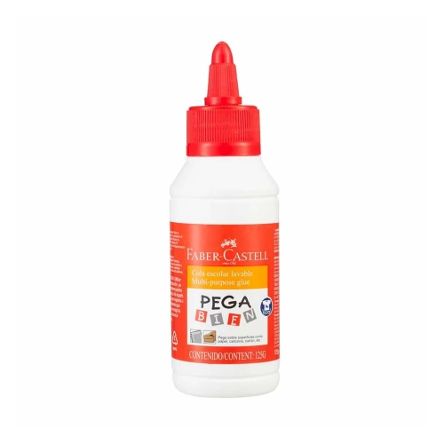 Beula Arkitec: Cola Escolar Lavable Pega Bien Faber-Castell 125gr