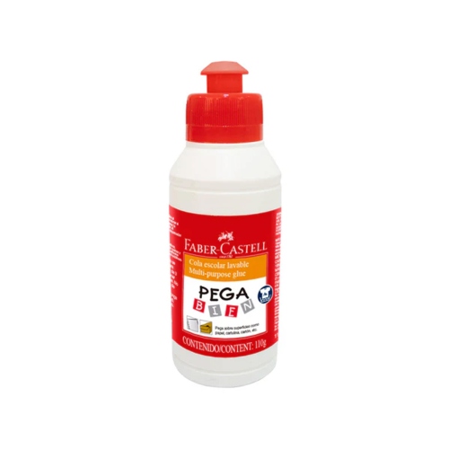 Beula Arkitec: Cola Escolar Lavable Pega Bien Faber-Castell 110gr