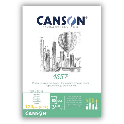 Beula Arkitec: Block 120gr Sketch 1557 Canson A3