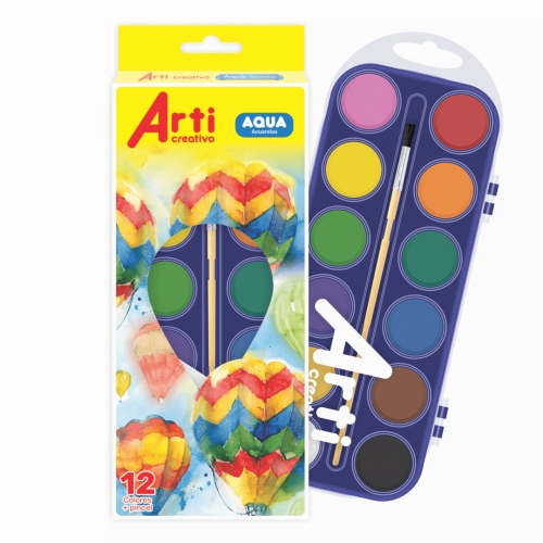 Beula Arkitec: Acuarelas Arti Creativo x 12