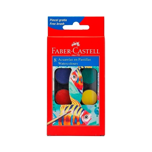 Beula Arkitec: Acuarelas Faber Castell Set x 12