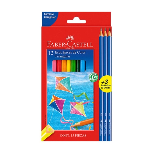 Beula Arkitec: Set x 12 Ecolápices Triangulares Largos