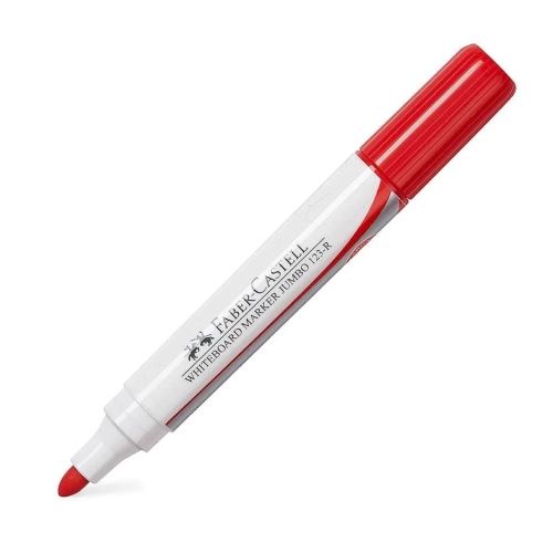 Beula Arkitec: Plumón para Pizarra Jumbo 123R Recargable Faber-Castell Rojo