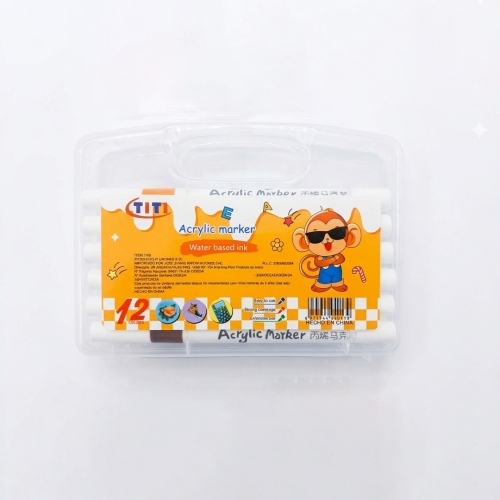Beula Arkitec: Marcadores Acrílicos Acrylic Markers Set x 12 Titi