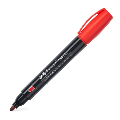 Beula Arkitec: Marcador Permanente Winner 23 Faber Castell Rojo