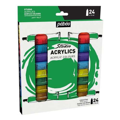 Beula Arkitec: Pebeo Acrylics Studio x 24 Tubos