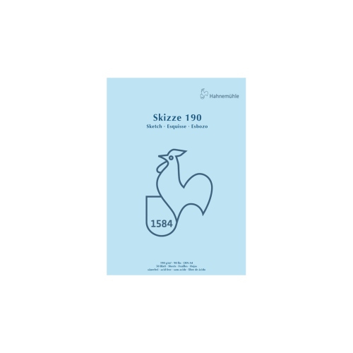Beula Arkitec: Block Gallito Azul 190g 50 hojas A4