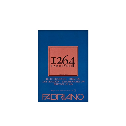 Beula Arkitec: Block 200gr Fabriano 1264 Ilustración Bristol A4