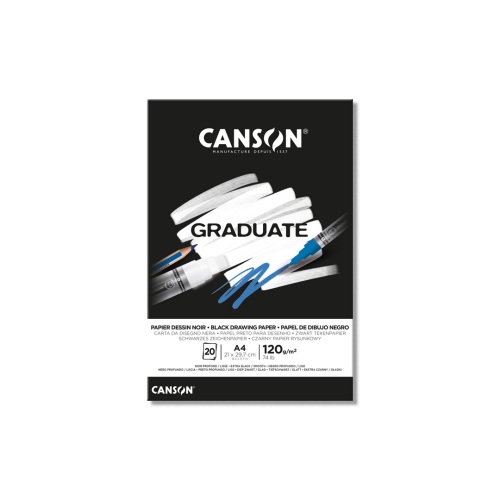 Beula Arkitec: Block 120gr Graduate Dessin Noir Canson A4