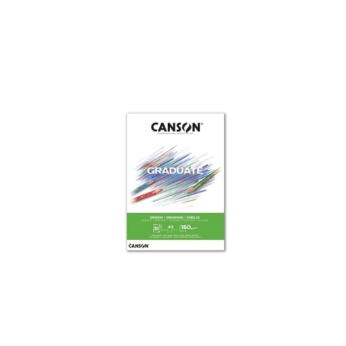 Beula Arkitec: Block 160gr Graduate Dessin Blanc Drawing Canson A5