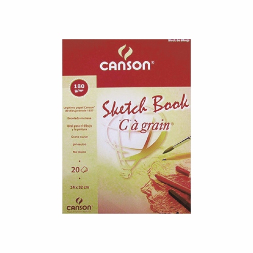 Beula Arkitec: Block 180gr Sketchbook “C” à grain Canson 24cmx32cm