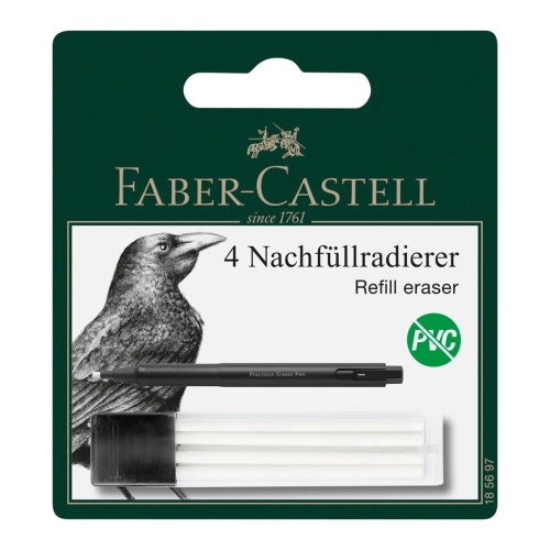 Beula Arkitec: Paquete x 4 Repuestos para Borrador de Precision Faber Castell
