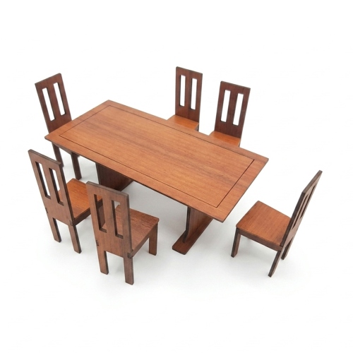 Beula Arkitec: Comedor Mesa Rectangular Esc 1/20