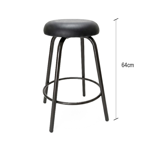 Beula Arkitec: Banco Fijo Asiento Negro