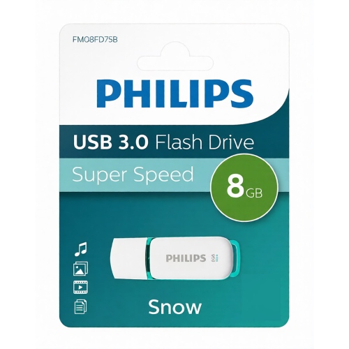 Beula Arkitec: Usb 3.0 Snow 8GB Flash Drive Philips
